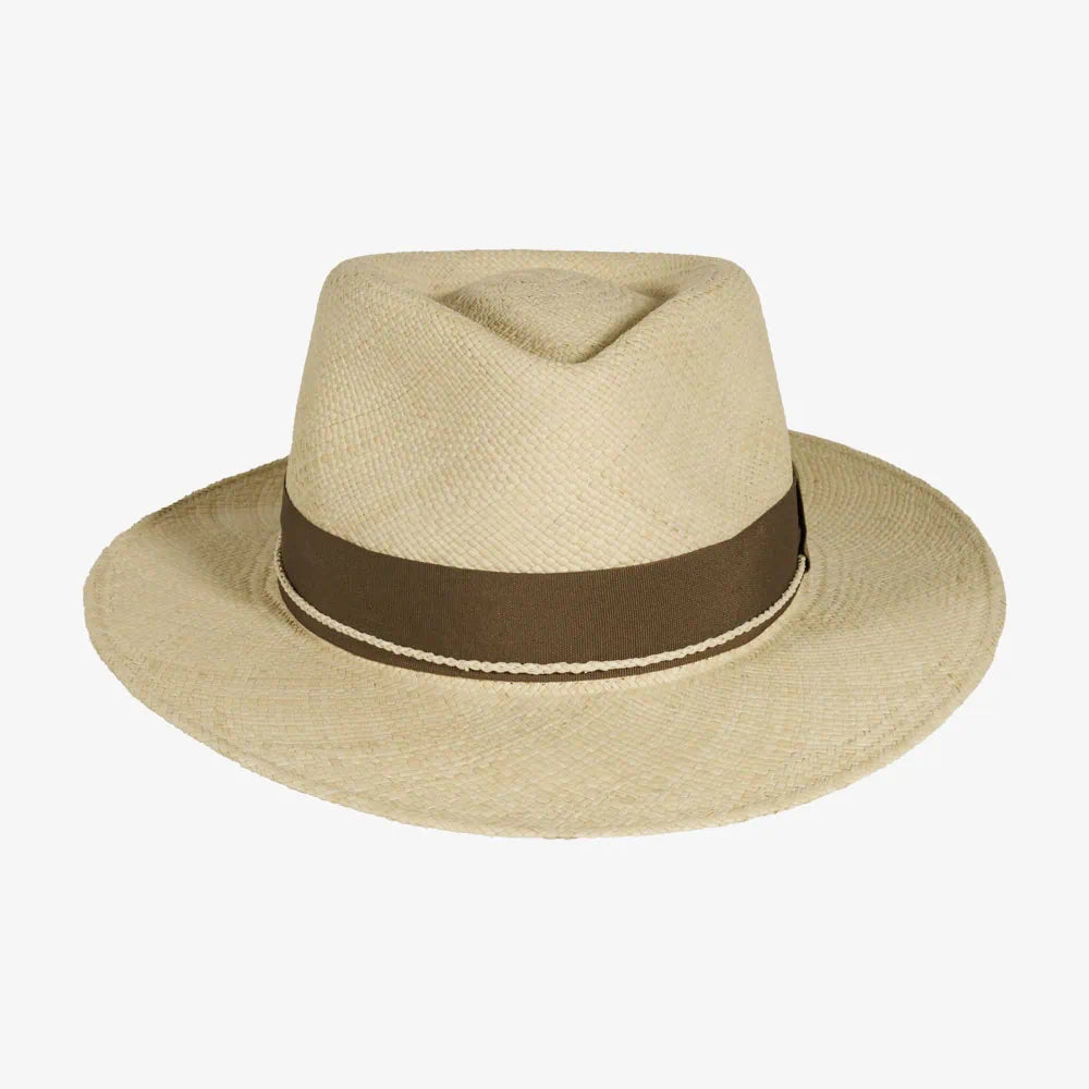 Quito | Womens Natural Woven Genuine Panama Hat