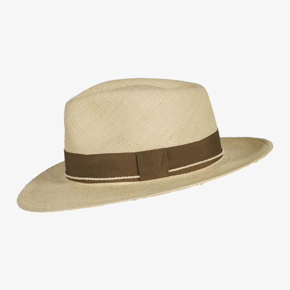 Quito | Womens Natural Woven Genuine Panama Hat
