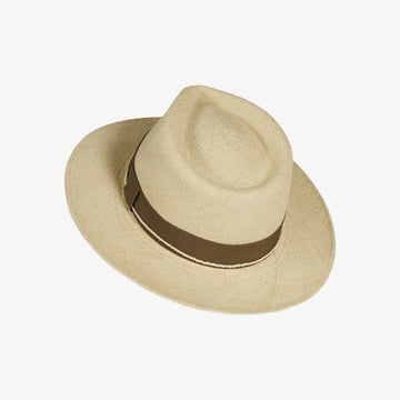 Quito | Womens Natural Woven Genuine Panama Hat