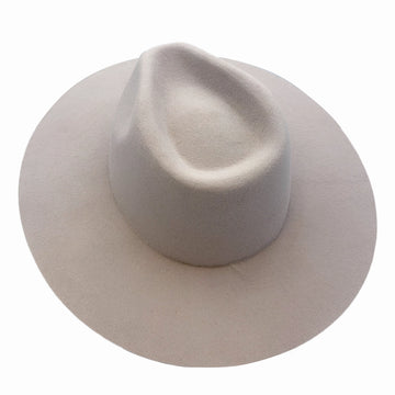 Rancher | Mens Silver Belly Wide Brim Felt Fedora Hat