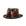 rocky wine leather fedora angled view