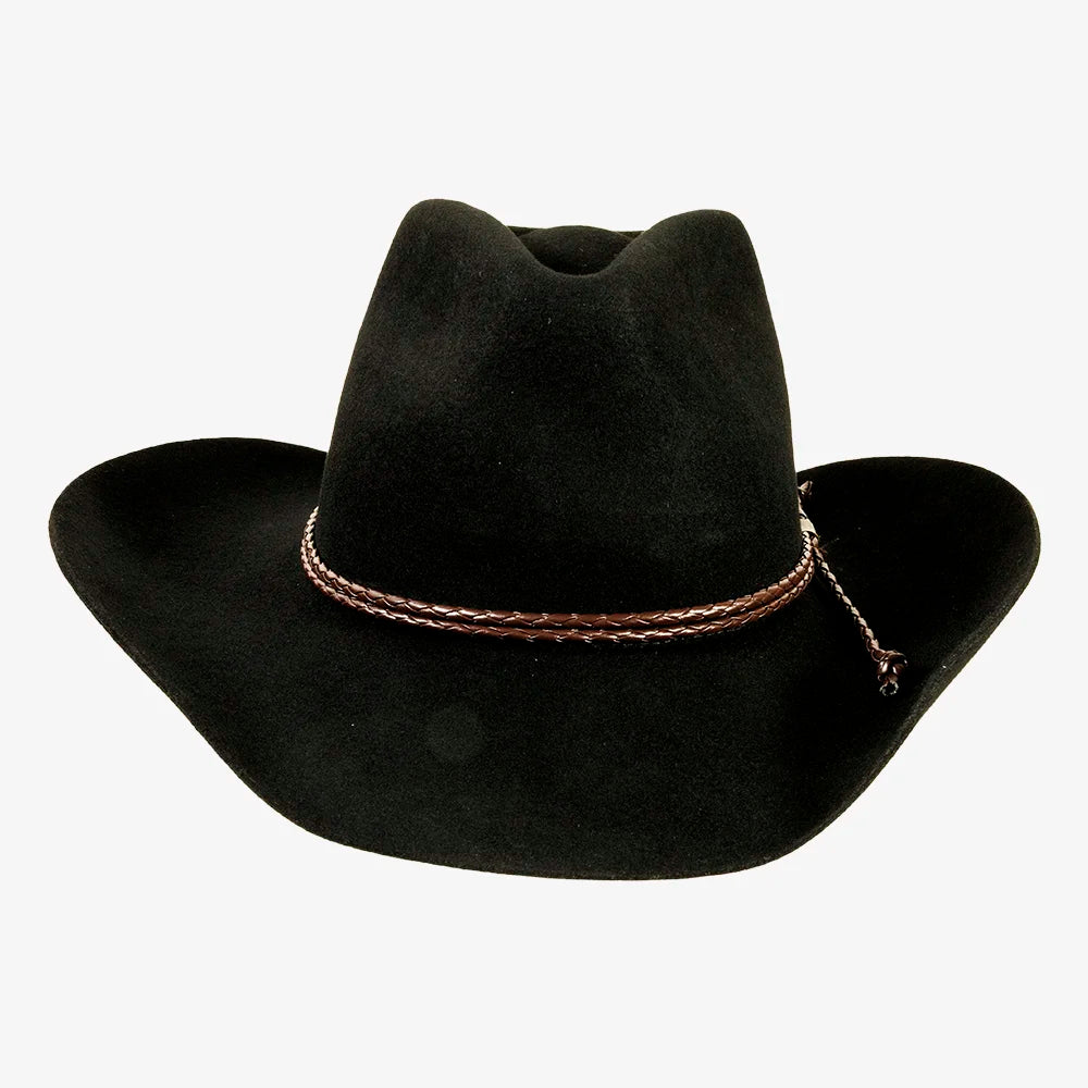 Sequoia | Mens Black Wool Felt Cowboy Hat