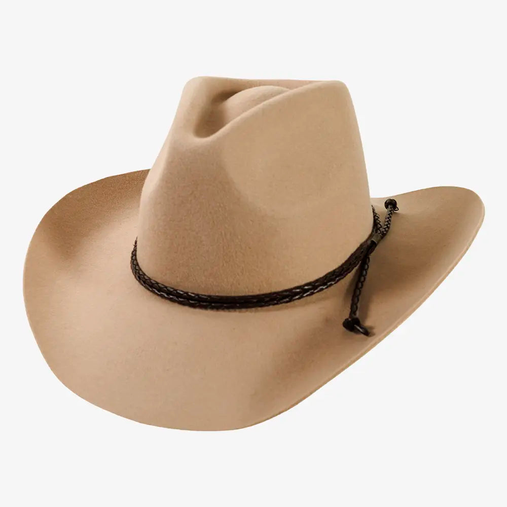 Sequoia | Mens Sand Wool Felt Cowboy Hat