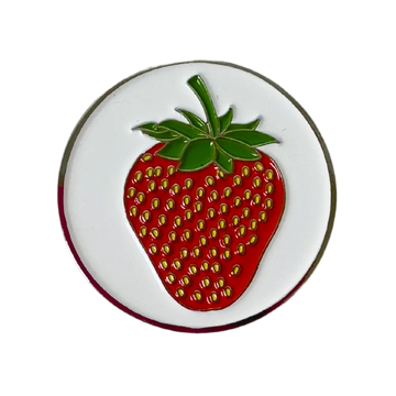 Strawberry Magnetic Hat Pin