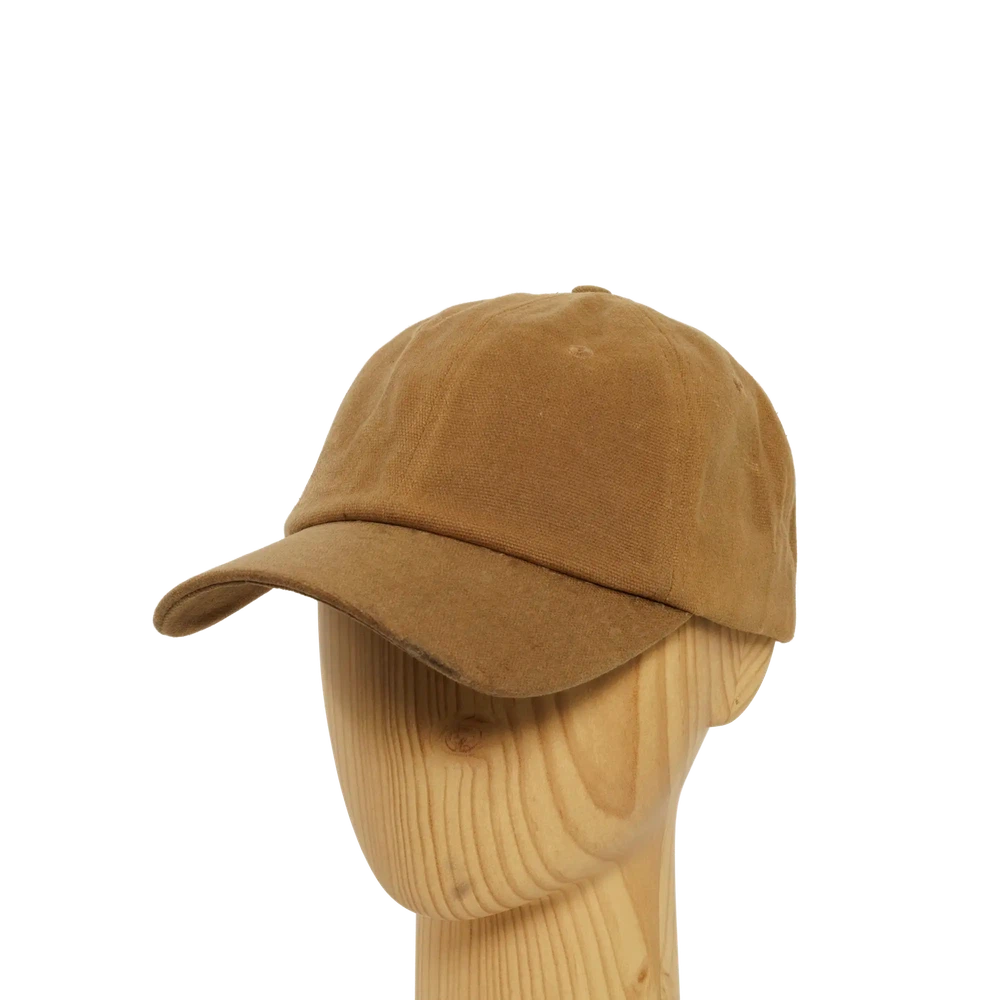 Waxed Tan Cap Front View