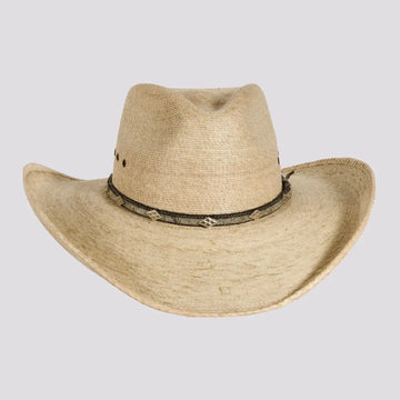 Wyatt | Mens Natural Fine Mexican Palm Tycoon Cowboy Hat
