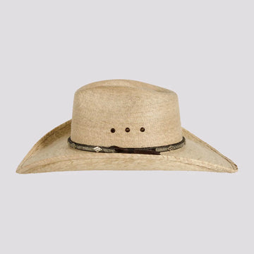 Wyatt | Mens Natural Fine Mexican Palm Tycoon Cowboy Hat