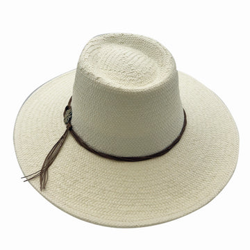 Zanzibar | Mens Cream Straw Panama Safari Sun Hat